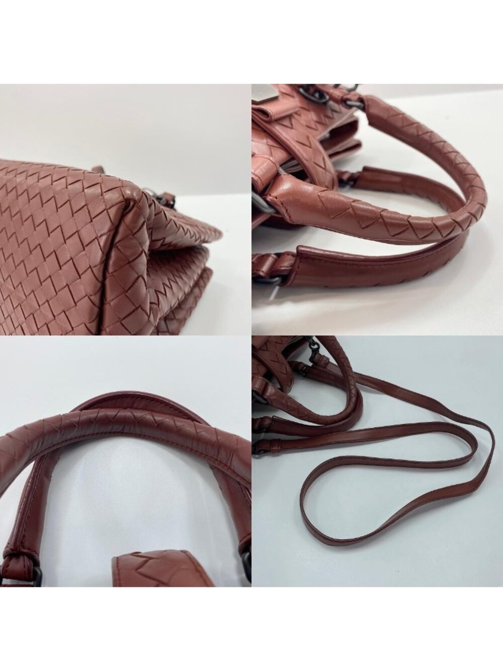 Bottega Veneta Handbag Intrecciato Rome 2-Way - Picture 9 of 10